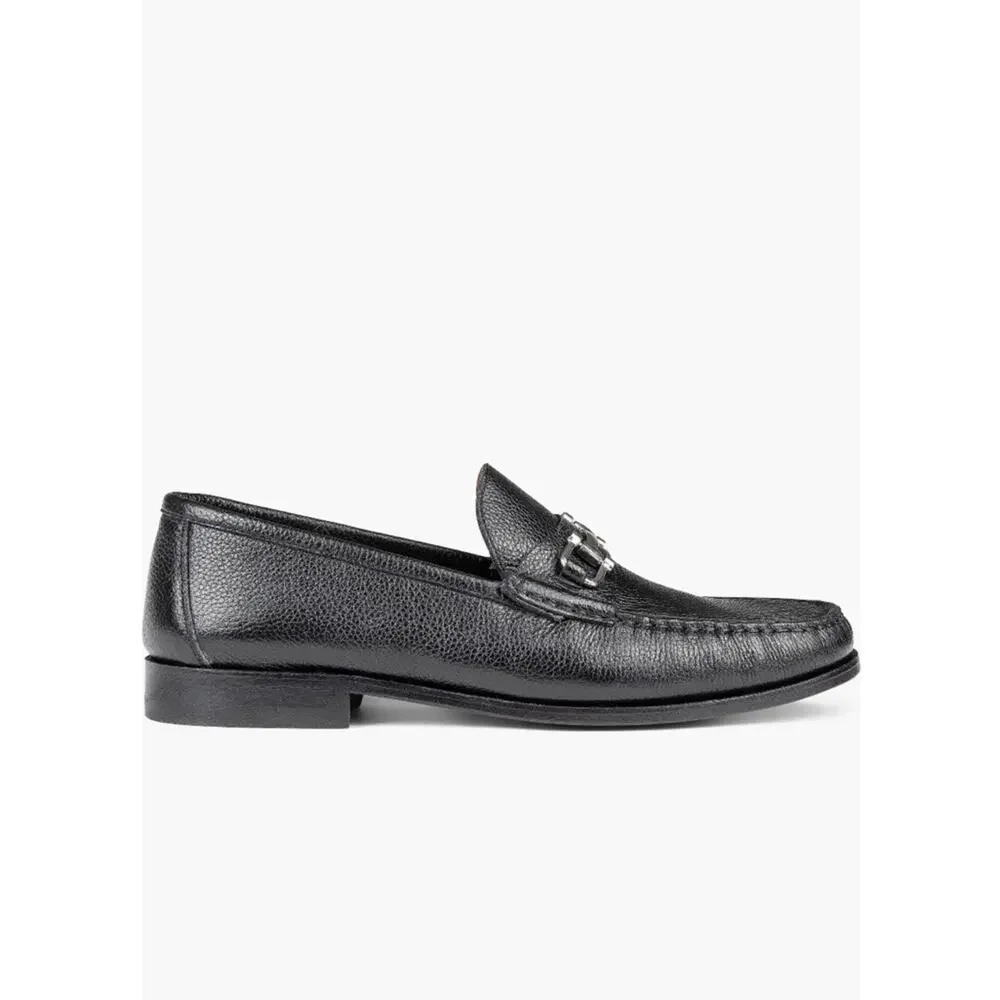 Donald Pliner Evanston Black Leather Bit Loafer Size 11.5